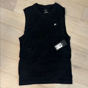 Fabletics Men’s Black Sleeveless Training Tank - Brand new